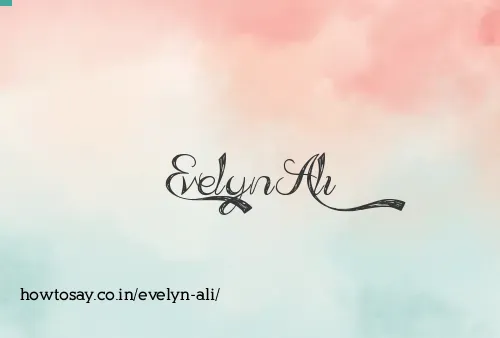 Evelyn Ali