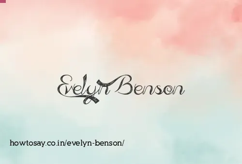 Evelyn Benson