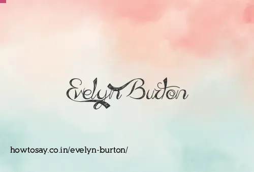 Evelyn Burton