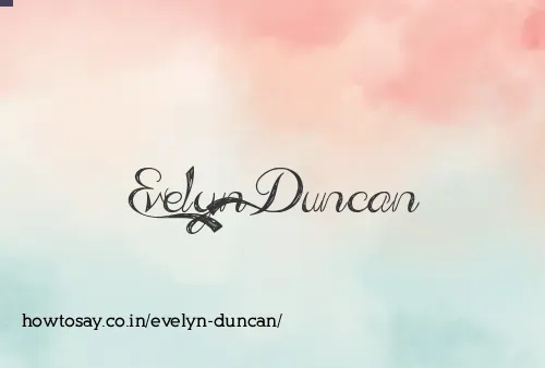 Evelyn Duncan