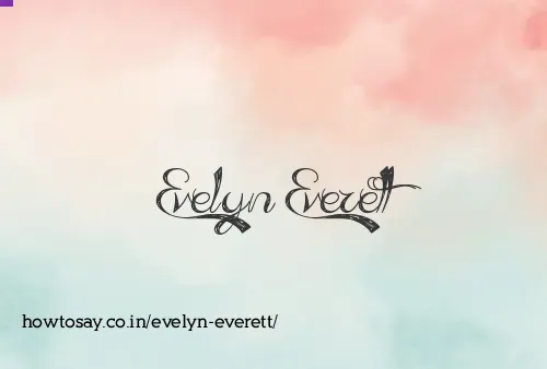 Evelyn Everett