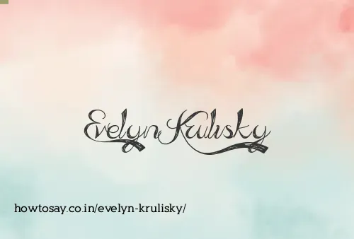 Evelyn Krulisky