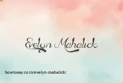 Evelyn Mahalick