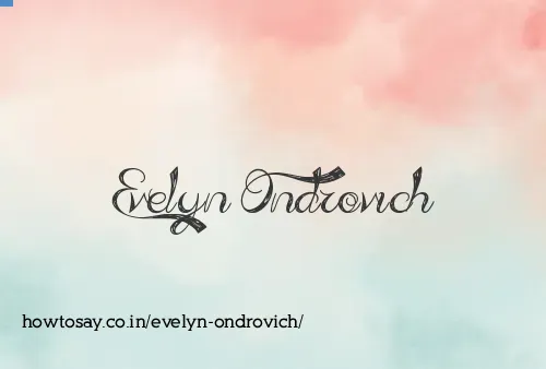Evelyn Ondrovich