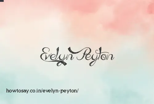 Evelyn Peyton