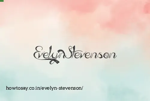 Evelyn Stevenson
