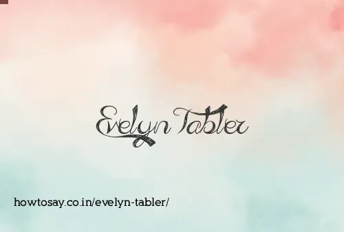 Evelyn Tabler