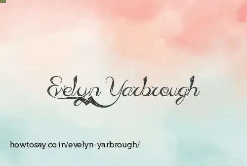 Evelyn Yarbrough