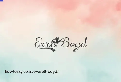 Everett Boyd