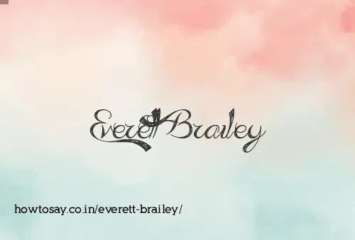 Everett Brailey