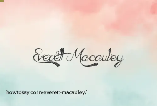 Everett Macauley