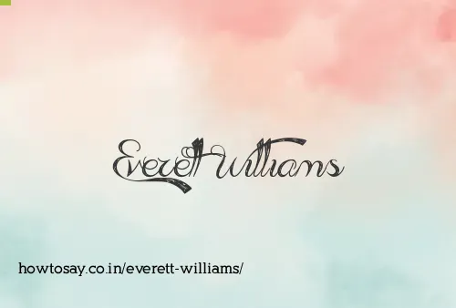 Everett Williams
