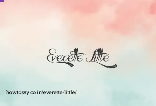 Everette Little