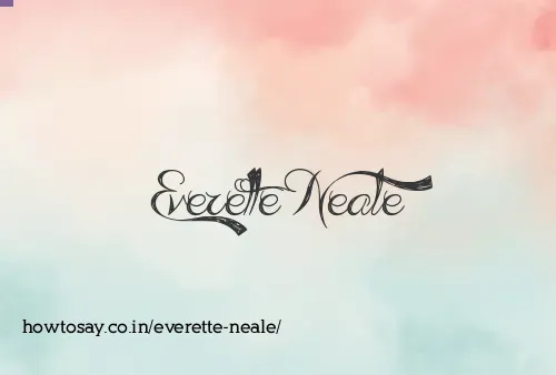 Everette Neale