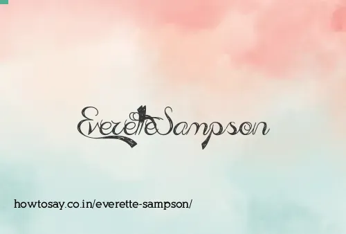 Everette Sampson