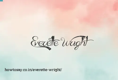 Everette Wright
