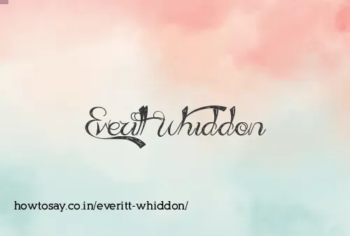 Everitt Whiddon