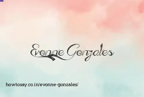 Evonne Gonzales