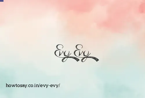 Evy Evy