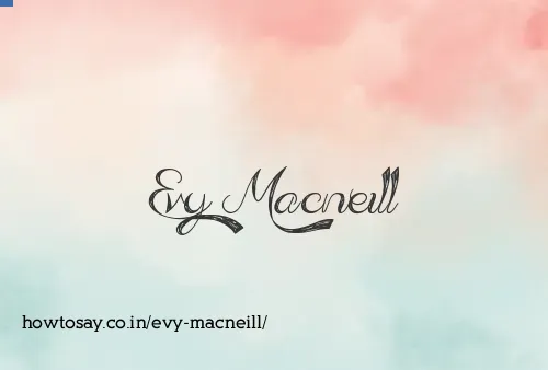 Evy Macneill