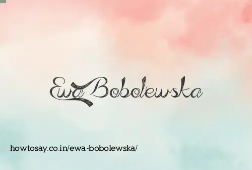 Ewa Bobolewska