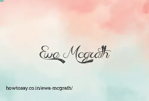 Ewa Mcgrath