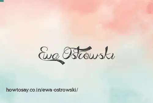 Ewa Ostrowski