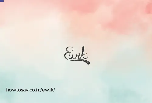 Ewik
