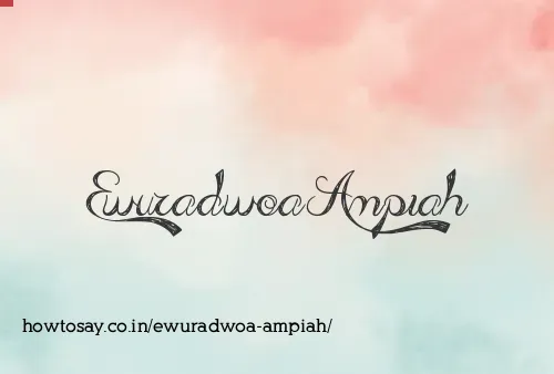 Ewuradwoa Ampiah