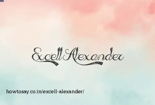 Excell Alexander