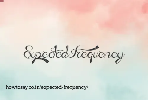 Expected Frequency