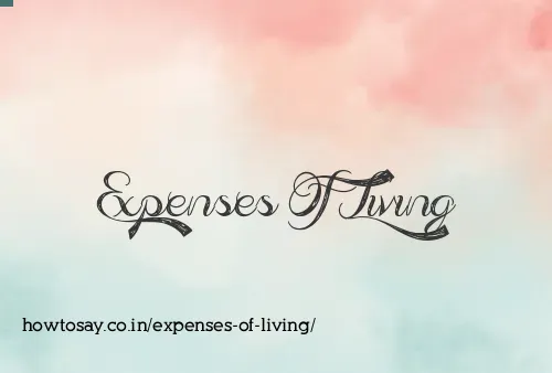Expenses Of Living