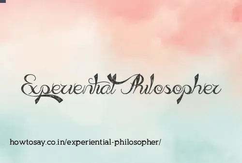 Experiential Philosopher