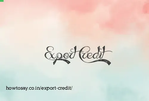 Export Credit