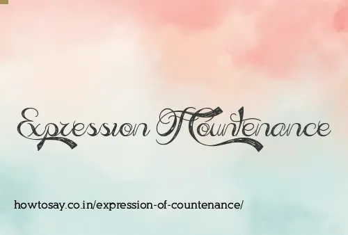 Expression Of Countenance