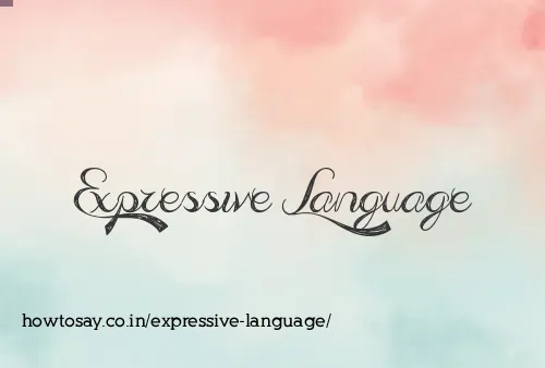 Expressive Language