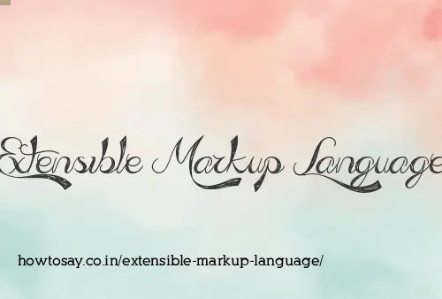 Extensible Markup Language