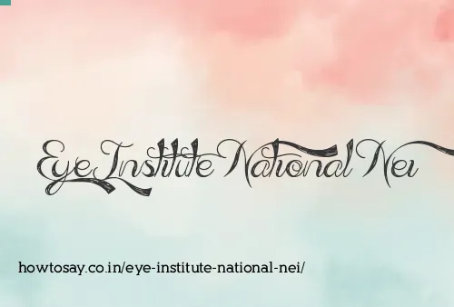 Eye Institute National Nei