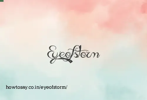 Eyeofstorm