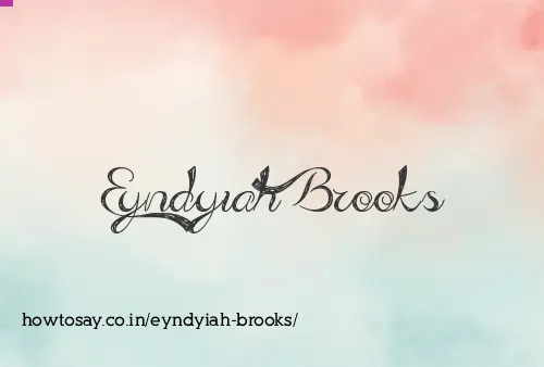 Eyndyiah Brooks