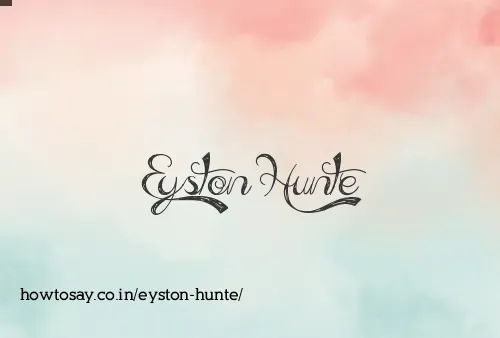 Eyston Hunte