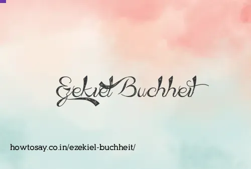 Ezekiel Buchheit