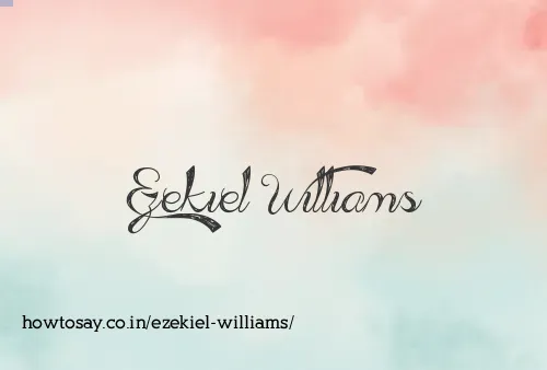 Ezekiel Williams