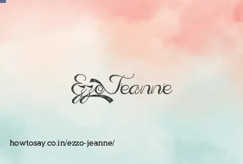 Ezzo Jeanne