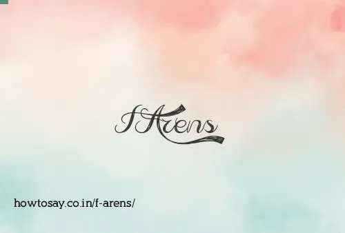 F Arens