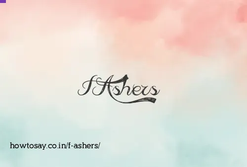 F Ashers