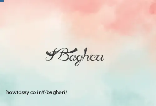 F Bagheri
