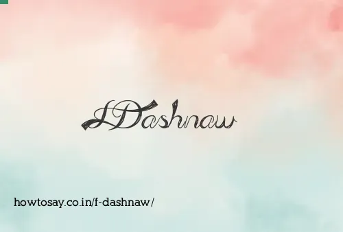 F Dashnaw