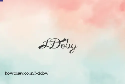 F Doby