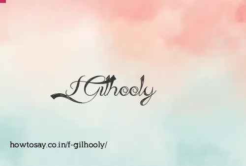 F Gilhooly